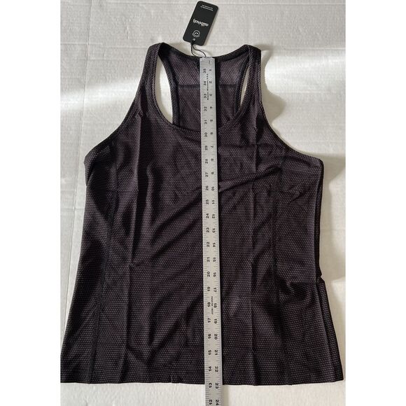 Allbirds Natural Run Tank Women Sz M Black Brown Pullover Wool Blend Sheer - Picture 7 of 7
